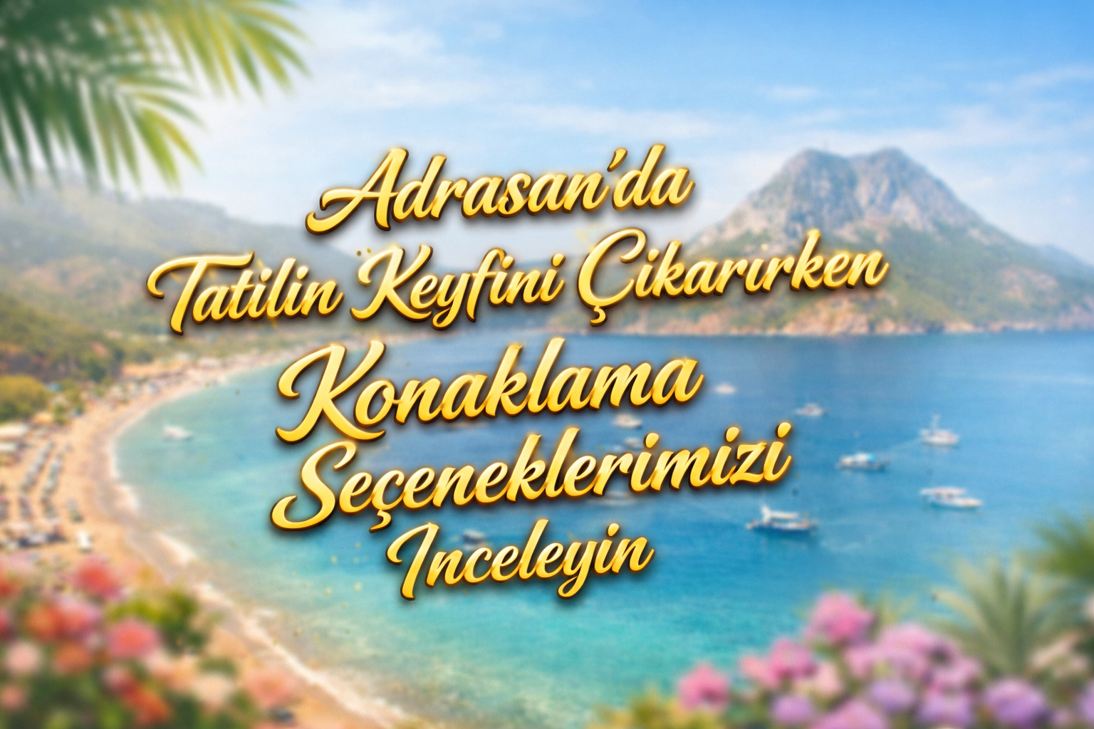 🌴 Adrasan’da Tatilin Keyfini Çıkarırken Konaklama Seçeneklerimizi İnceleyin